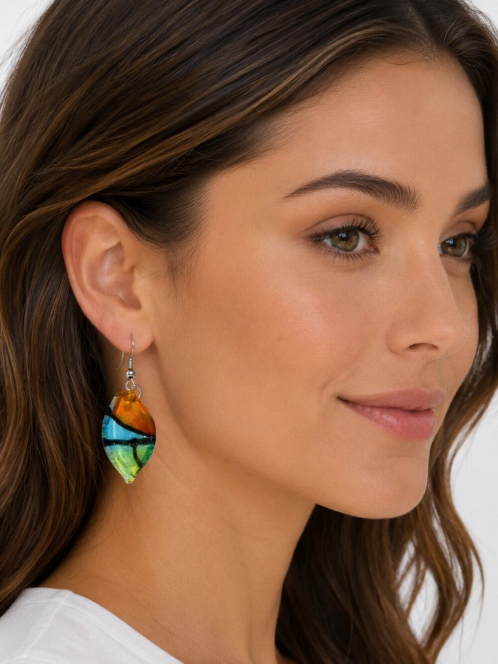 Hand Blown Glass Earrings